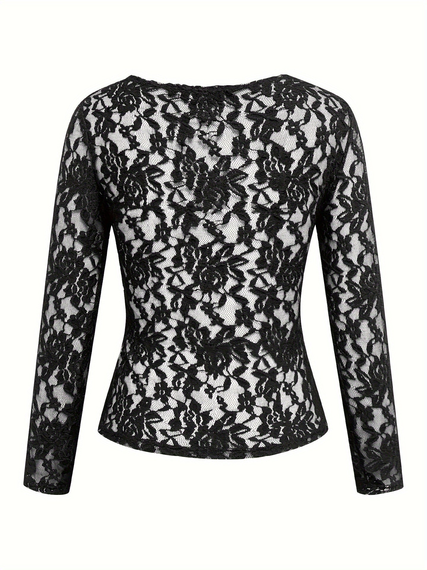 Sexy Lace Mesh Tank Top for Women - Plus Size, High Stretch, Semi-Sheer, Knit Fabric, Perfect for Layering & Nightclub Looks